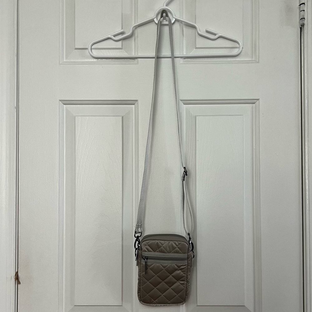 Women’s Crossbody Quilted Grey Purse